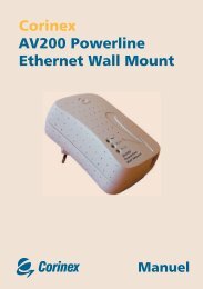 Corinex AV200 Powerline Ethernet Wall Mount