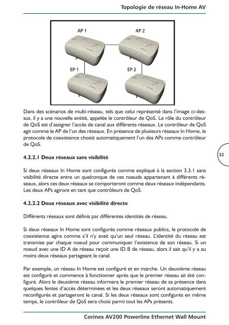 Corinex AV200 Powerline Ethernet Wall Mount