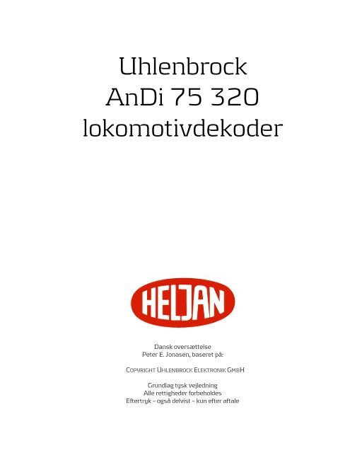 Uhlenbrock 75320 (AnDi) - Digital tog og digital modeljernbane