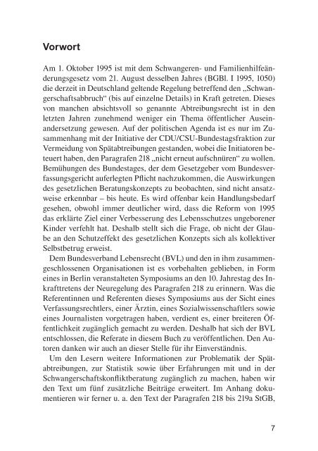 Büchner/Kaminski (Hg.), Lebensschutz oder kollektiver Selbstbetrug?
