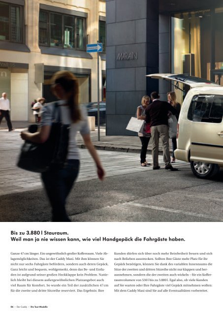 Die Taxi-Modelle - Volkswagen Nutzfahrzeuge