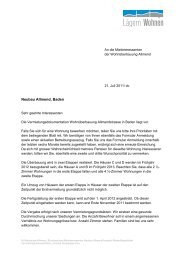 Neubau Allmend, Baden - GemeinnÃ¼tzige Bau- und ...