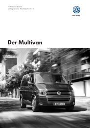 Der Multivan - VW Nutzfahrzeuge