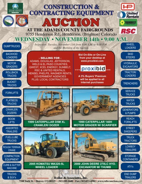 construction - Roller Auctioneers