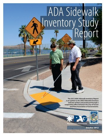 2012 Sidewalk Inventory Report - Pima Association of Governments