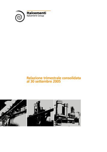 Relazione trimestrale consolidata al 30 ... - Italcementi Group