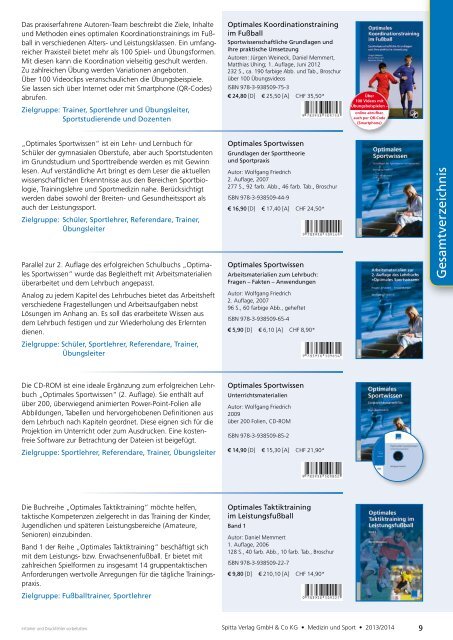 Verlagsverzeichnis (pdf) - Spitta Medizin