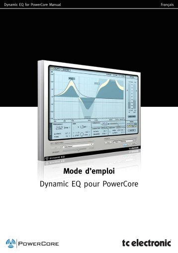 Mode d'emploi Dynamic EQ pour PowerCore - TC Electronic