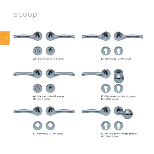 Slidebloc Katalog 2013 - scoop Beschläge Vertriebs-GmbH