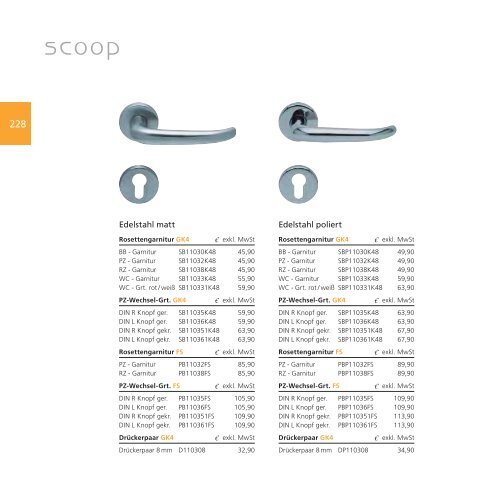 Slidebloc Katalog 2013 - scoop Beschläge Vertriebs-GmbH