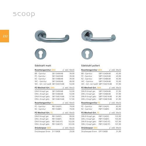 Slidebloc Katalog 2013 - scoop Beschläge Vertriebs-GmbH