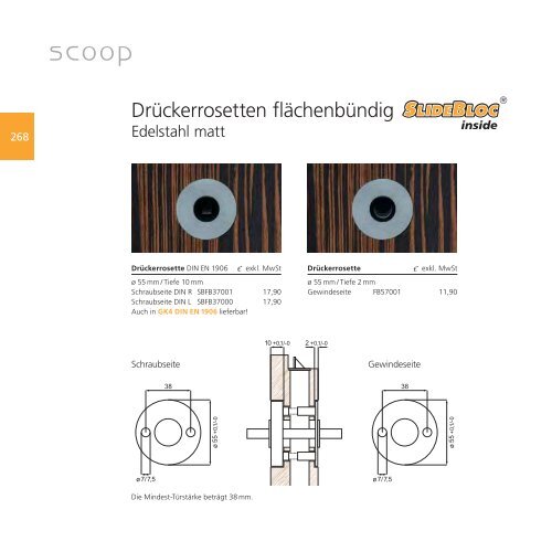 Slidebloc Katalog 2013 - scoop Beschläge Vertriebs-GmbH