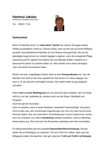 Hartmut Jakobs - Samtgemeinde Brome