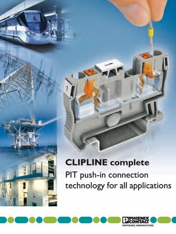CLIPLINE complete PIT push-in connection ... - Phoenix Contact