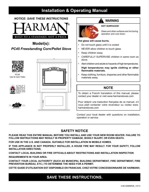 Install Manual - Hearth u0026amp; Home Technologies