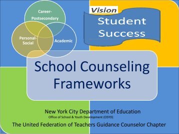 School Counseling Frameworks - United Federation of Teachers