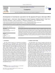 Development of mechanical cryocoolers for the Japanese IR space ...