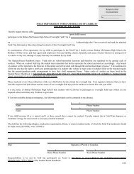 FIELD TRIP REQUEST FORM AND RELEASE OF LIABILITY ...