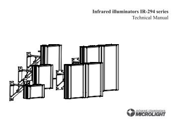 Infrared illuminators IR-294 series Technical Manual - Microlight