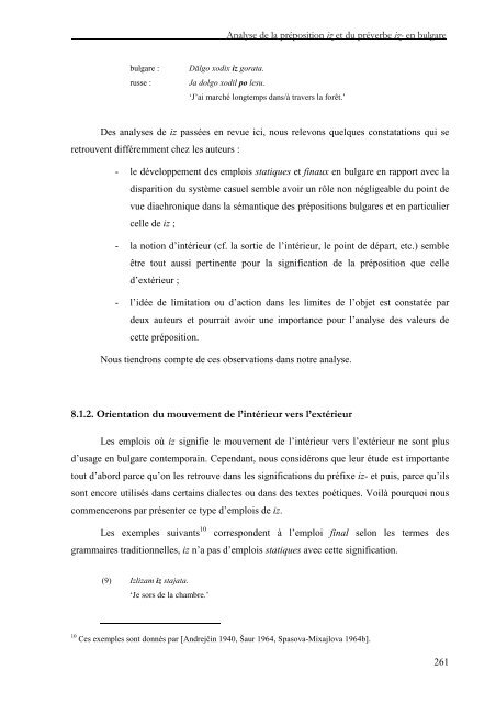 Analyse de quelques préverbes et prépositions français et ... - LaLIC