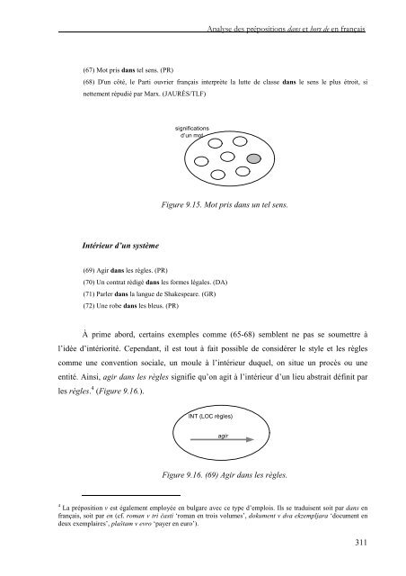 Analyse de quelques préverbes et prépositions français et ... - LaLIC