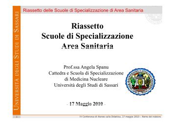Angela Spanu - UniversitÃ  degli Studi di Sassari