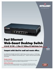 Fast Ethernet Web-Smart Desktop Switch 6 RJ-45 10/100 + 2 Fiber SC