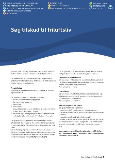 Tips- og Lottomidler til Friluftslivet 2009 - FriluftsrÃƒÂ¥det