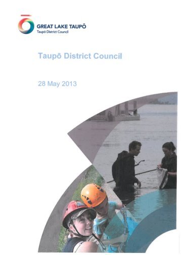2013-05-28-council-agenda - Taupo District Council