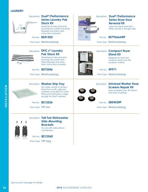 ACCESSOriES catalog - ServiceMatters.com