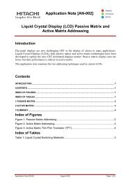 Liquid Crystal Display (LCD) Passive Matrix and Active Matrix ...