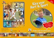 Kies voor Hart & Sport Kies voor Hart & Sport - kies je sport