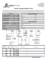 Signage And Graphic Request Form Facilities