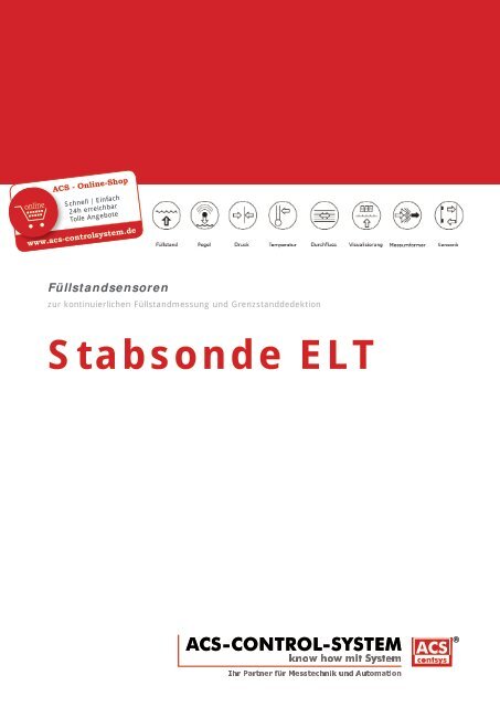 Stabsonde ELT - ACS-CONTROL-SYSTEM GmbH