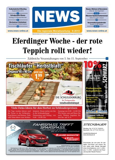 Eferdinger Woche - der rote Teppich rollt wieder! - NEWS-ONLINE.at