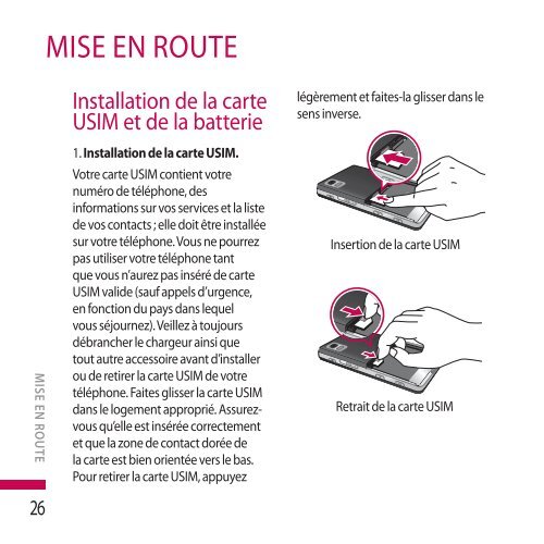 Gebruikershandleiding LG KS20 - Gsmweb.nl