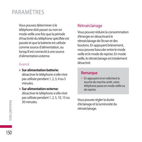 Gebruikershandleiding LG KS20 - Gsmweb.nl