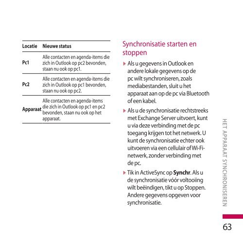 Gebruikershandleiding LG KS20 - Gsmweb.nl