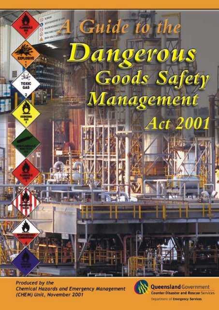 A guide to the Dangerous Goods Safety Management Act 2001