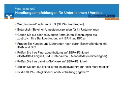 Die SEPA-Lastschriften - Raiffeisenbank Krumbach/Schwaben eG