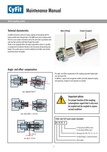 Maintenance Manual - Cytec Zylindertechnik Gmbh