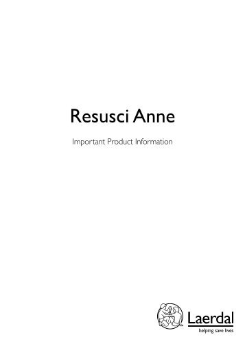 Resusci Anne - Laerdal Medical