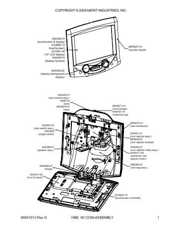 parts lists & diagrams - Megatouch.com