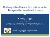 Neeraj Jaggi - Witchita State University - Wichita State University