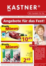 Angebote für das Fest! - Biogast