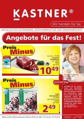 Angebote für das Fest! - Biogast