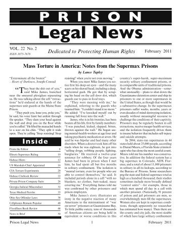 prisoners - Prison Legal News