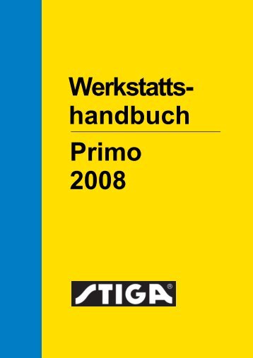 Werkstatts- Primo 2008 handbuch