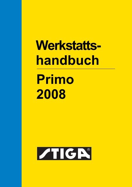 Werkstatts- Primo 2008 handbuch