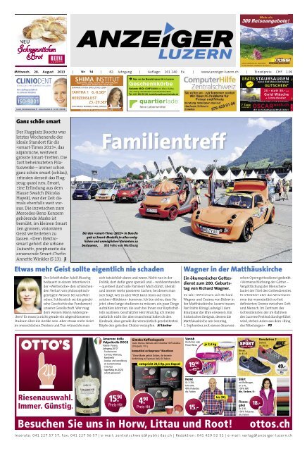 Anzeiger Luzern, Ausgabe 34, 28. August 2013